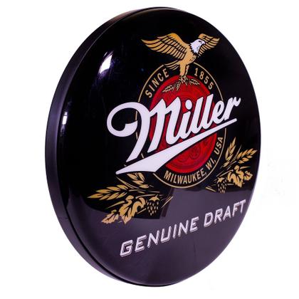 Imagem de Luminoso de Parede Cerveja Miller Retrô Vintage Bar, Garagem, Churrasqueira, Espaço Gourmet
