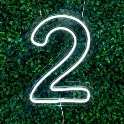 Imagem de Luminoso Numero Neon Led 50 Cm Festa De 0 A 9