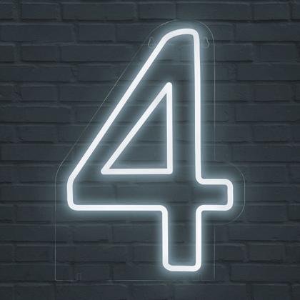 Imagem de Luminoso Numero Neon Led 50 Cm Festa De 0 A 9