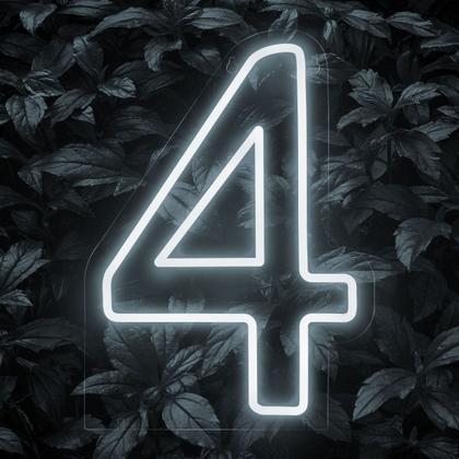 Imagem de Luminoso Numero Neon Led 50 Cm Festa De 0 A 9