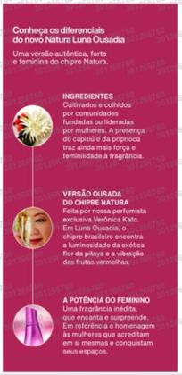 Imagem de Luna Colônia Natura Perfume 75ml , varias fragrancias = Variações