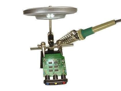 Imagem de Lupa Com Suporte E Pinca Slp-100 Solver