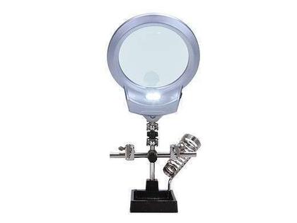 Imagem de Lupa Com Suporte E Pinca Slp-100 Solver