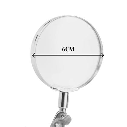 Imagem de Lupa De Mesa Com Suporte Garras Ferro Articulável 60mm