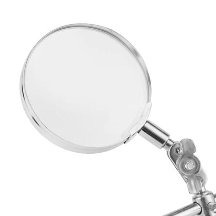 Imagem de Lupa De Mesa Com Suporte Garras Ferro Articulável 60mm