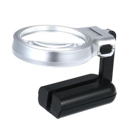 Imagem de Lupa Multifuncional Portátil Com Luz LED e Ângulo Ajustável Para Leitura Resistente - TH7006