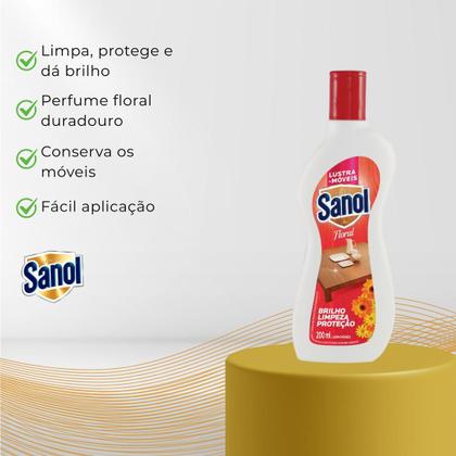 Imagem de Lustra moveis floral 200ml sanol