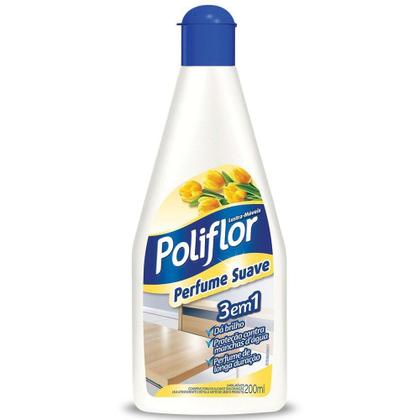 Imagem de Lustra Móveis Perfume Suave 200 Ml Poliflor Eficaz Brilho