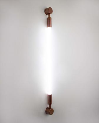 Imagem de Lustre Arandela Slim Tubular T8 120cm Cobre 187