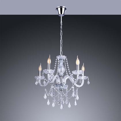 Imagem de Lustre Candelabro de Cristal Legítimo France Nice 5 braços E14