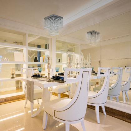 Imagem de Lustre De Cristal Acrilico Marrycrilic Belissimo!