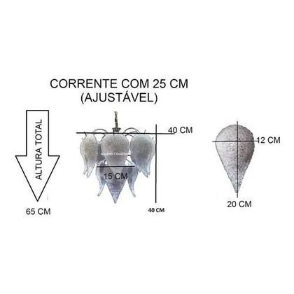 Imagem de Lustre De Cristal Acrílico Para Sala