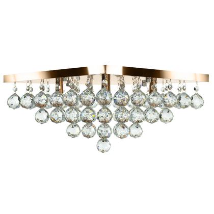 Imagem de Lustre De Cristal Legitimo Classic Square 40x40 Cobre