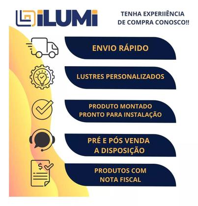 Imagem de Lustre de Cristal Onda Para Escritório, Sala de Jantar ,Base de Inox Polida Com 50cm Altura