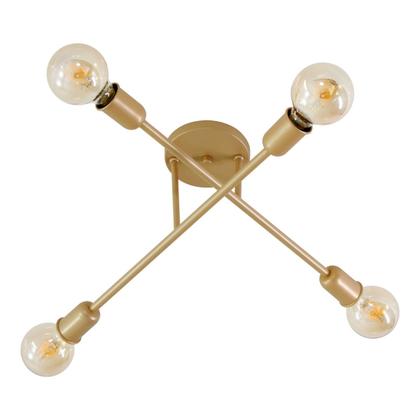 Imagem de Lustre LuminaLux Sputnik Monaco 2 Braços Pendente Industrial