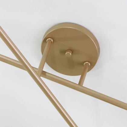 Imagem de Lustre LuminaLux Sputnik Monaco 2 Braços Pendente Industrial