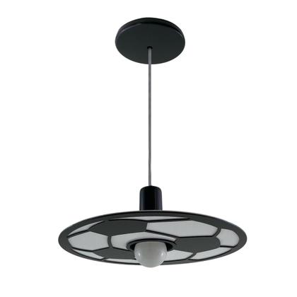 Imagem de Lustre Luminária Infantil Bola de Futebol Quarto Menino Decoração Esporte Teto Pendente p LED
