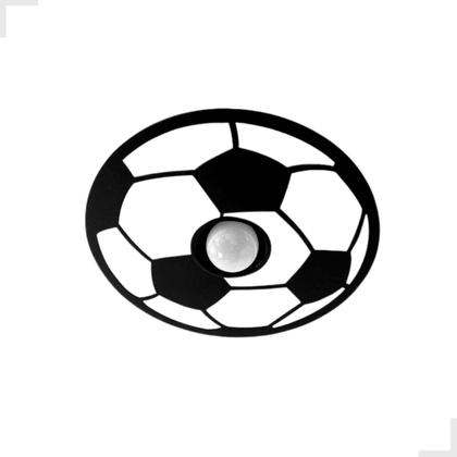 Imagem de Lustre Luminária Infantil Bola de Futebol Quarto Menino Decoração Esporte Teto Pendente p LED
