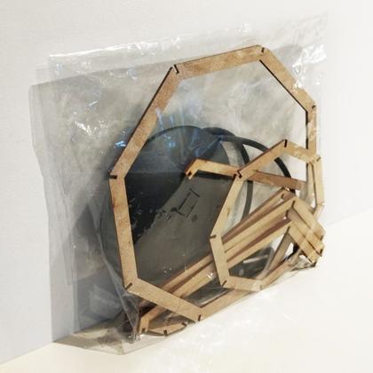 Imagem de Lustre Luminária Teto Com Pendente Madeira MDF Diversos Modelos