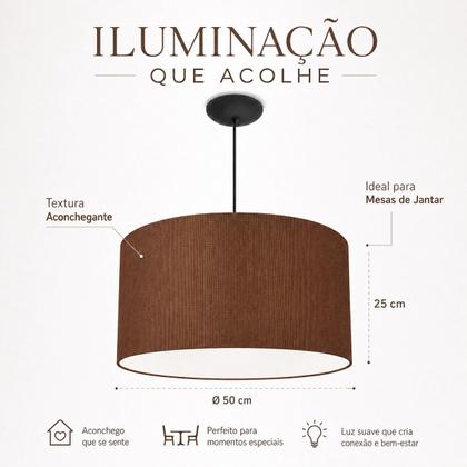 Imagem de Lustre Luxo Pendente Grande Design Contemporâneo para Sala e Jantar