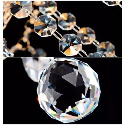 Imagem de Lustre para sala cristal legítimo vai montado.