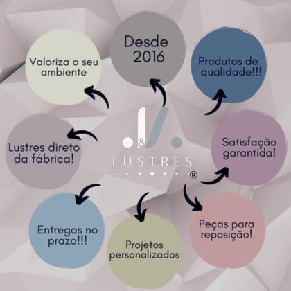 Imagem de Lustre para sala cristal legítimo vai montado.