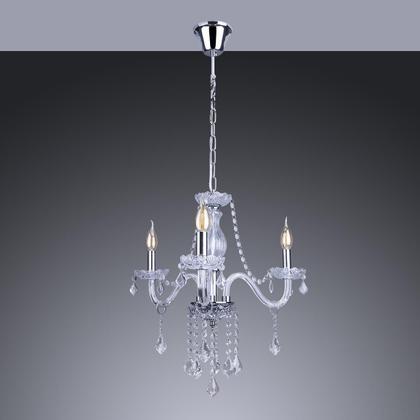 Imagem de Lustre Para Sala de Jantar Candelabro de Cristal Legítimo France Nice 3 braços E14 Bivolt