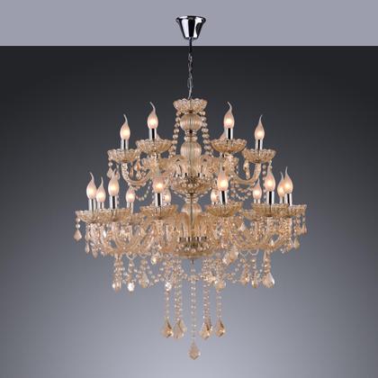 Imagem de Lustre Para Sala de Jantar Cristal Legítimo Maria Tereza Nice 18 Lâmpadas E14 Bivolt