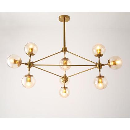 Imagem de Lustre Pendente Atomo Bronze