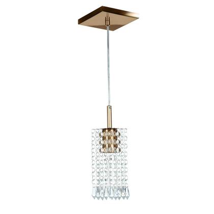 Imagem de Lustre Pendente Clearcrillic Cristal Acrílico Cobre