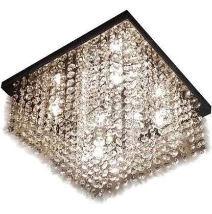 Imagem de Lustre pendente Cristal Acrílico Para Sala de Estar, Quarto Extra Brilho