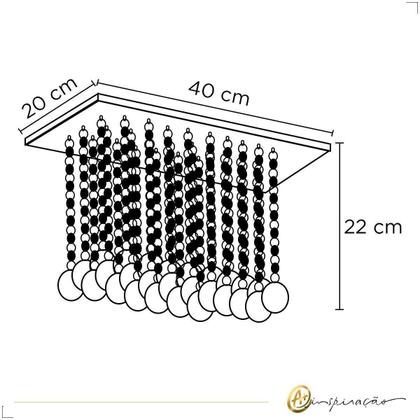 Imagem de Lustre Pendente Cristal Bola Legitimo 8Xg9 Quadrado