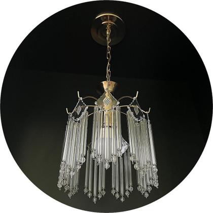 Imagem de Lustre Pendente De Teto Cristal Vidro Sala/Quarto - Prmoção