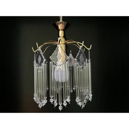 Imagem de Lustre Pendente De Teto Cristal Vidro Sala/Quarto - Prmoção