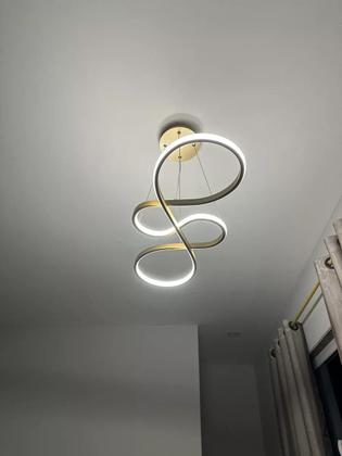 Imagem de Lustre pendente LED Nitrolux moderno sala quarto cozinha 40W LP-016 3em 1 110v/220v