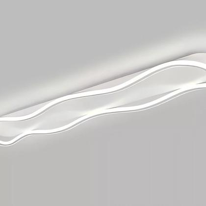 Imagem de Lustre Plafon Ondulado Moderno Led 3 Em 1 Com Controle 60 Cm