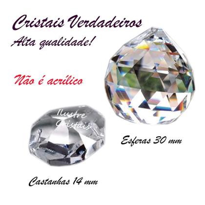 Imagem de Lustre Plafon Pendente De Cristal K9 Legítimo 40x40 Cm