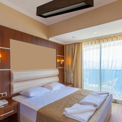 Imagem de Lustre Plafon Sobrepor de Madeira Retangular  64x13 cm para 2 Lâmpadas Imbuia