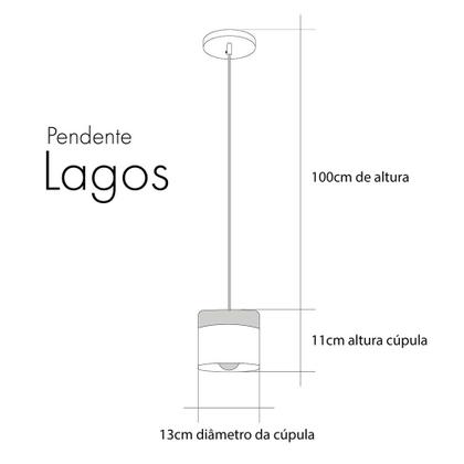 Imagem de Lustre Sala Luminária de Teto Cozinha Pendente Quarto Cabeceira de Cama Bancada Balcão Lagos Detalhe Madeira Cozinha Bancada E27