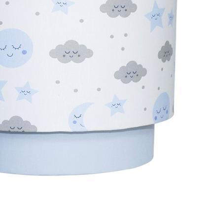 Imagem de Lustre Tubular Duplo Chuva de Amor Azul Quarto Bebê Infantil Menino