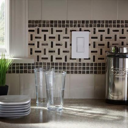 Imagem de Lutron Diva LED+ Dimmer 150W, monopólo, amêndoa de 3 vias