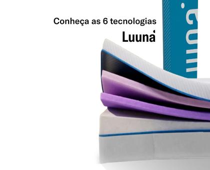 Imagem de Luuna Colchão Adapt, 3 Espumas D28, Tecnologia Airflow, Firmeza Média