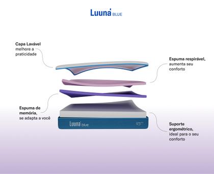 Imagem de Luuna Colchão, Blue, 3 Espumas, Ergo Suport