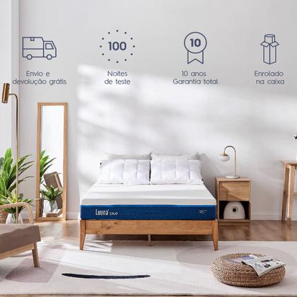 Imagem de Luuna Colchão, Blue, 3 Espumas, Ergo Suport