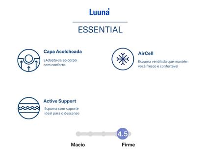 Imagem de Luuna Colchão Essential , 1 Espuma D28 Ortopédica, Extra Firme