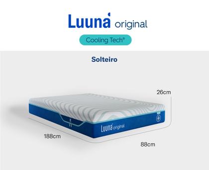 Imagem de Luuna Colchão, Original Cooling Firme, Tecnologia Cooling Touch, 4 Espumas