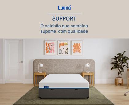 Imagem de Luuna Colchão Support, 2 Espumas D28, Ortopédica e Térmica, Firme
