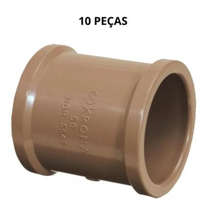 Imagem de Luva 3/4 Krona 25mm Soldável Marrom -10 Peças