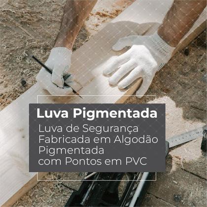 Imagem de Luva Alta Proteção Antiderrapante Segurança - G - Kit 6 Und