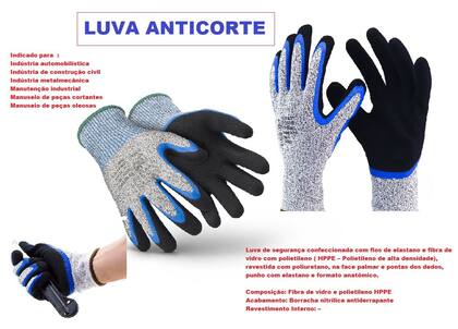 Imagem de Luva Anti Corte Ss1007 Resistência Super Safety C.a 32039 M